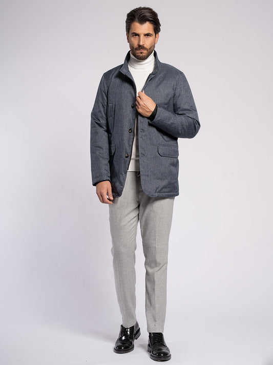 Field jacket tessuto tecnico