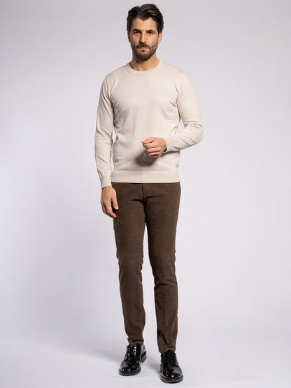 Girocollo basic in viscosa