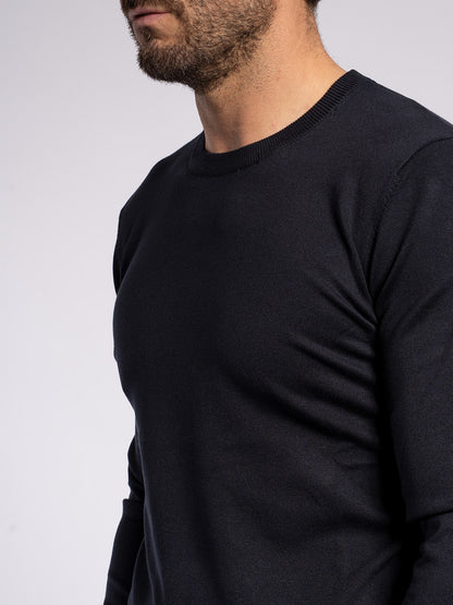 Girocollo basic in viscosa