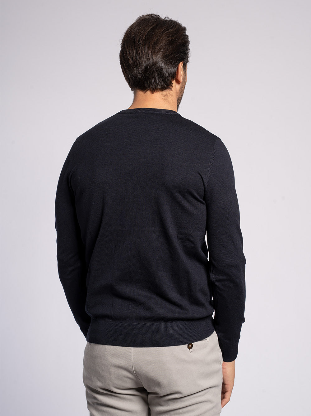 Girocollo basic in viscosa