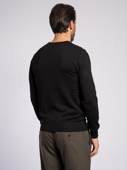 Girocollo basic in viscosa