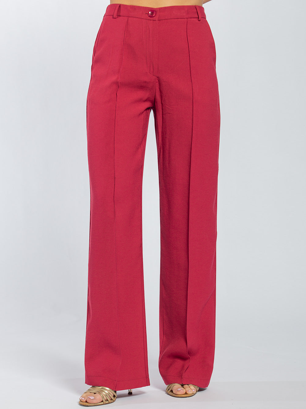 Pantalone tailleur wide leg