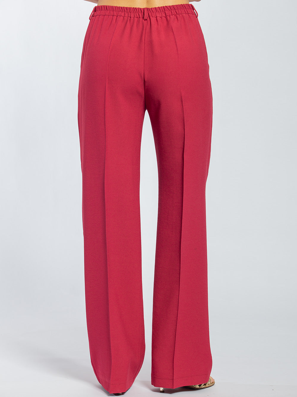Pantalone tailleur wide leg