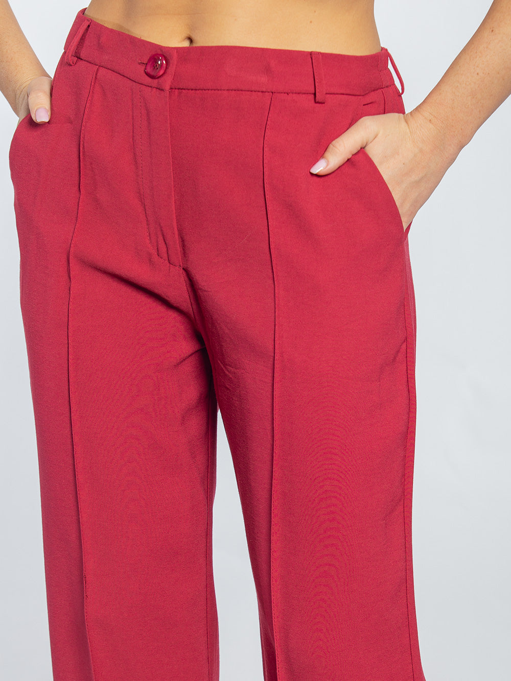 Pantalone tailleur wide leg