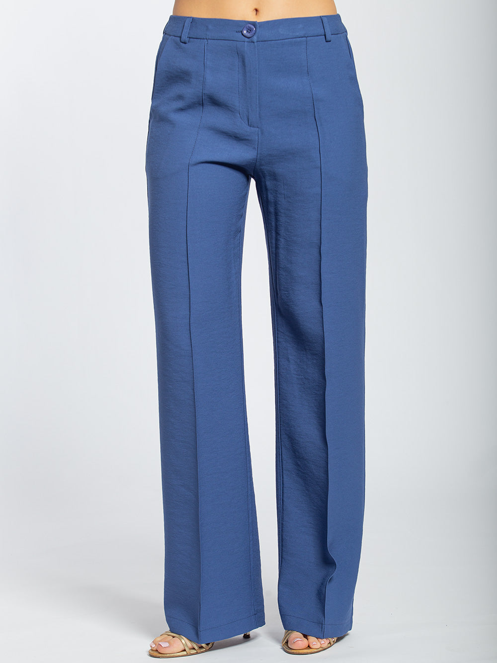 Pantalone tailleur wide leg