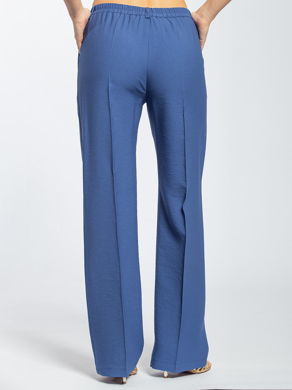 Pantalone tailleur wide leg