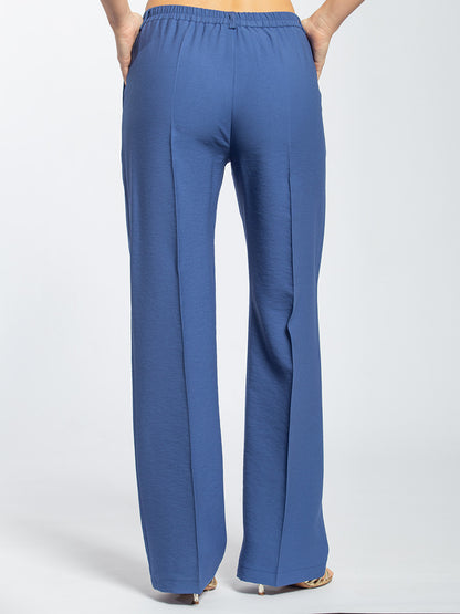 Pantalone tailleur wide leg