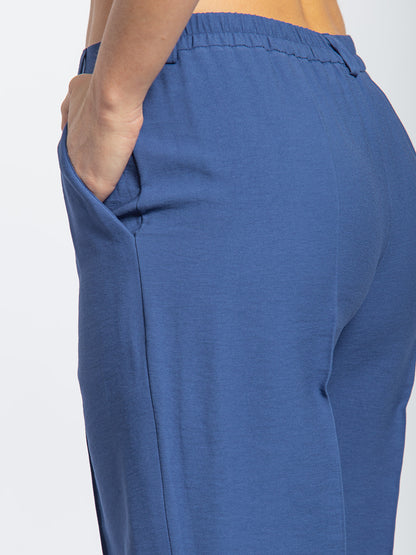 Pantalone tailleur wide leg