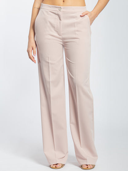 Pantalone tailleur wide leg