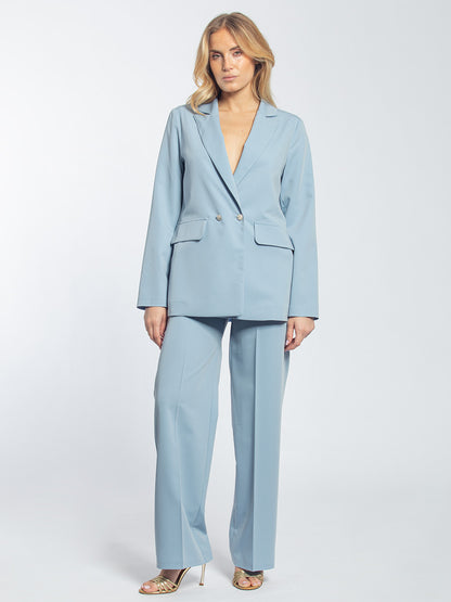 Pantalone tailleur wide leg