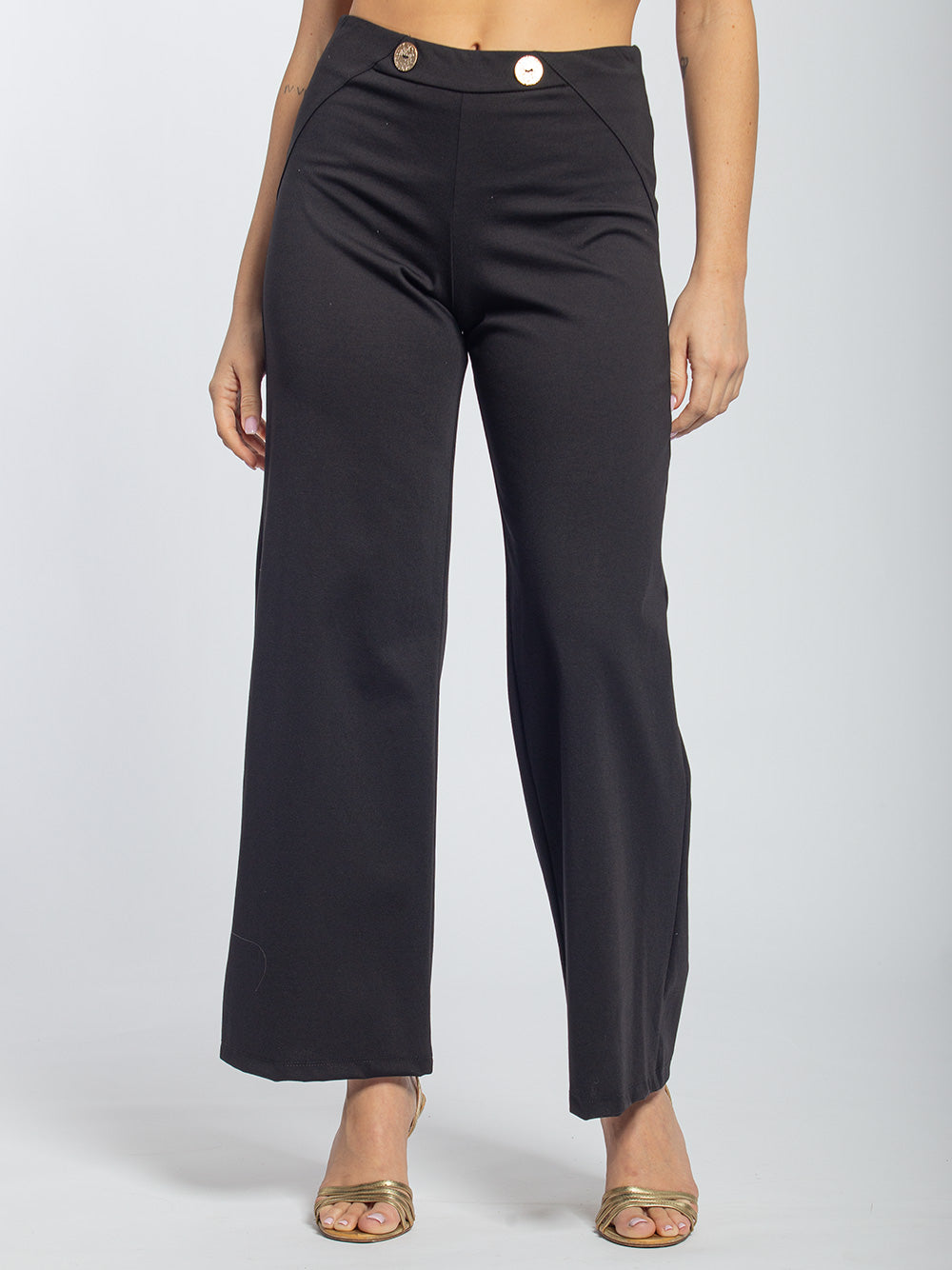 Pantalone in punto milano stretch