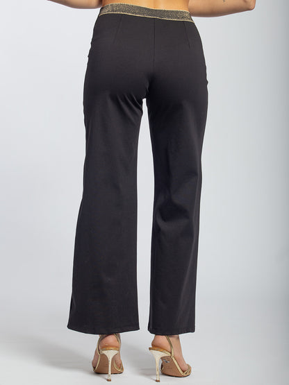Pantalone in punto milano stretch