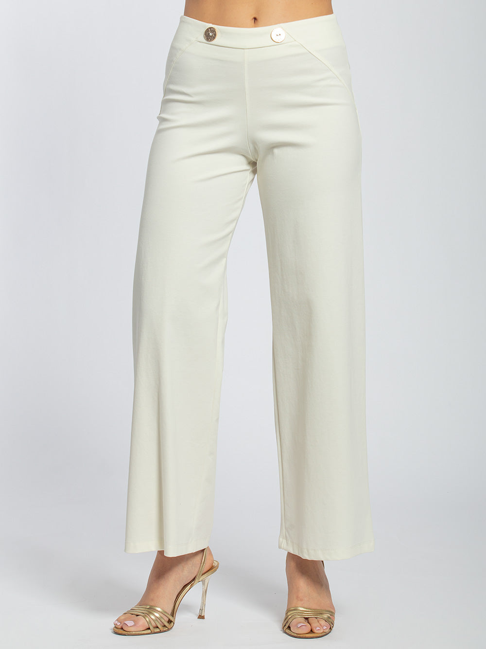 Pantalone in punto milano stretch