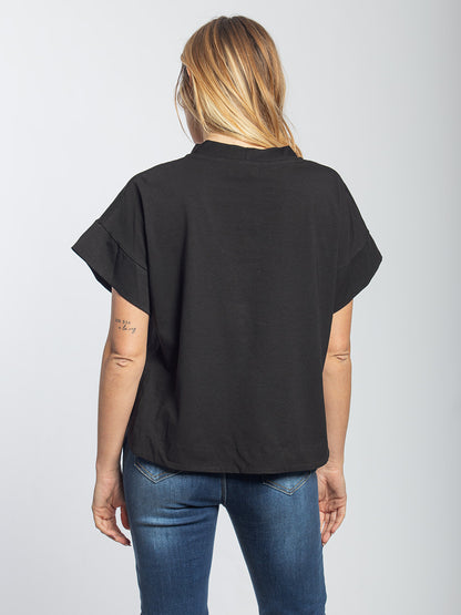 T-shirt scollo a v
