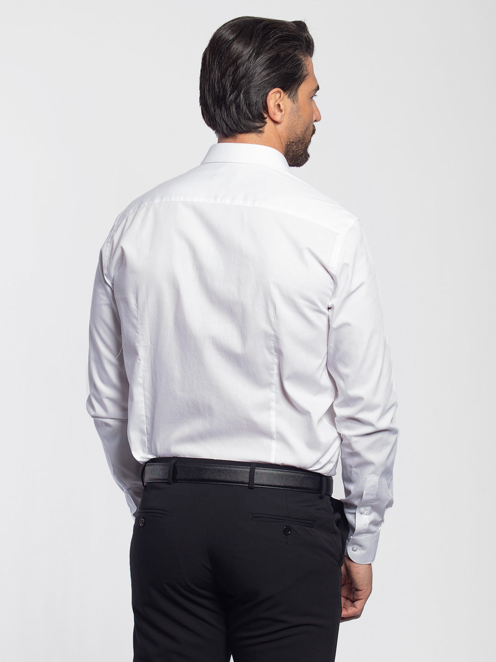 Camicia in cotone liscio