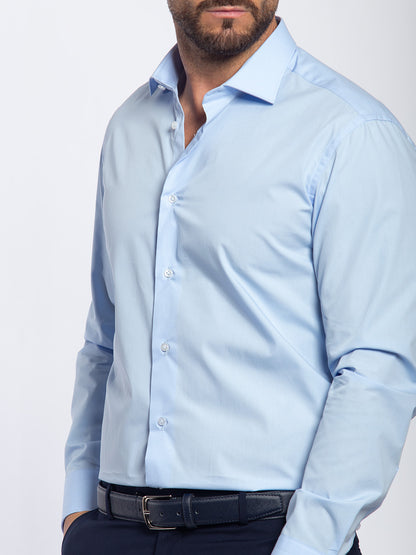 Camicia in cotone liscio