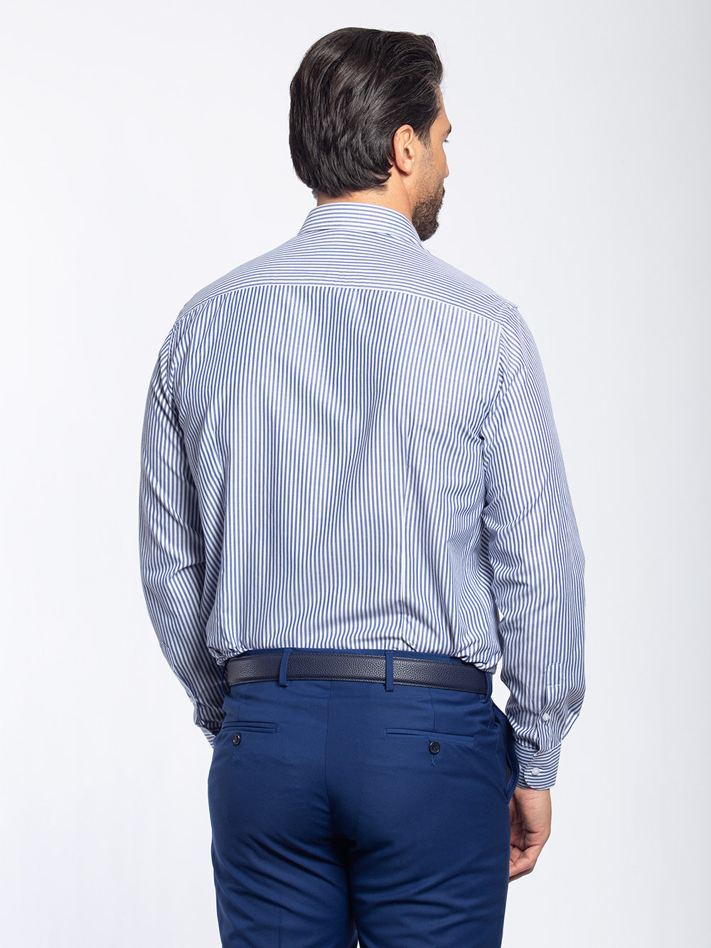 Camicia bastoncino collo francese in puro cotone