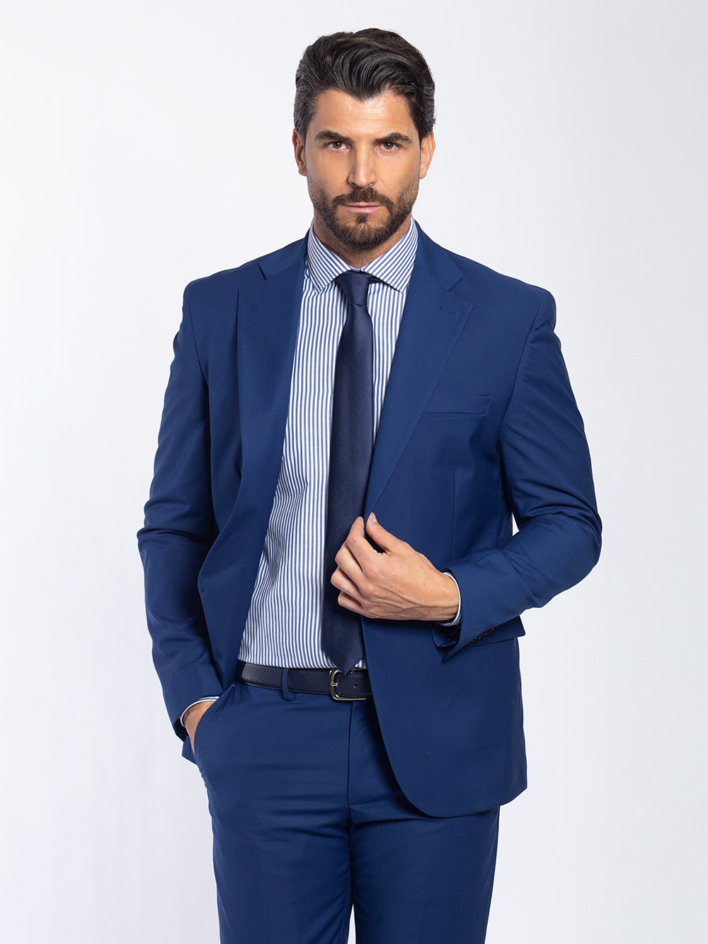 Abito monopetto in misto lana