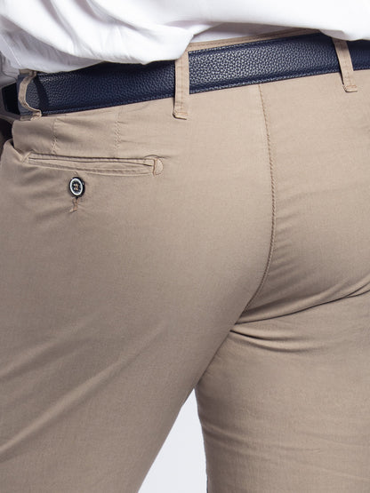 Pantalone in policotone elastico