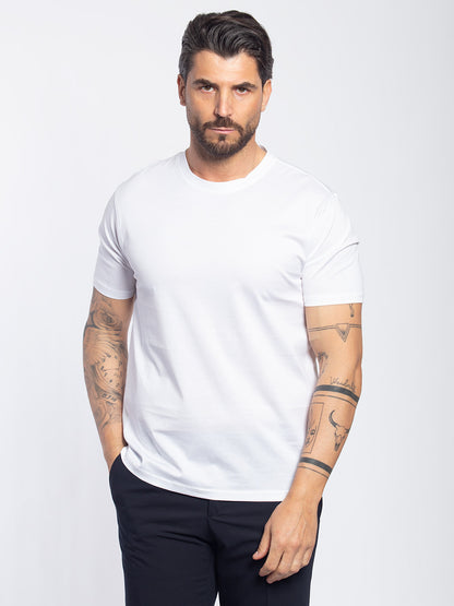 T-shirt in cotone mercerized