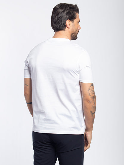 T-shirt in cotone mercerized