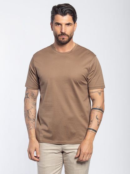 T-shirt in cotone mercerized