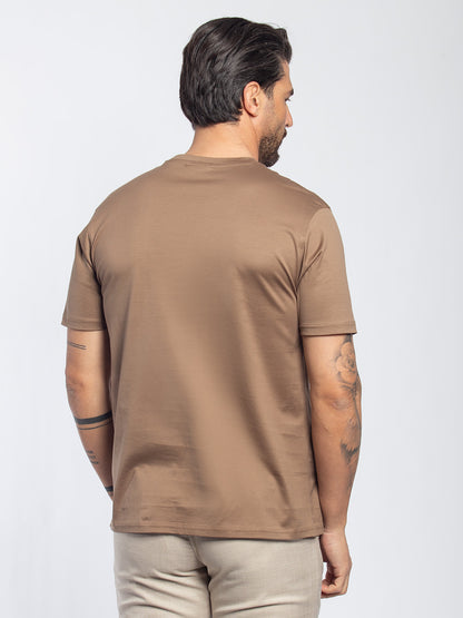 T-shirt in cotone mercerized