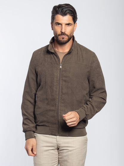 Bomber scamosciato