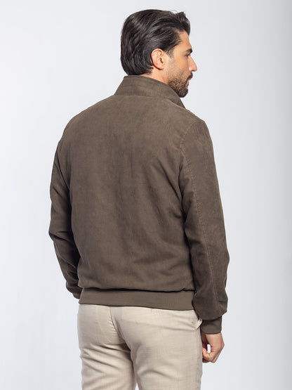 Bomber scamosciato