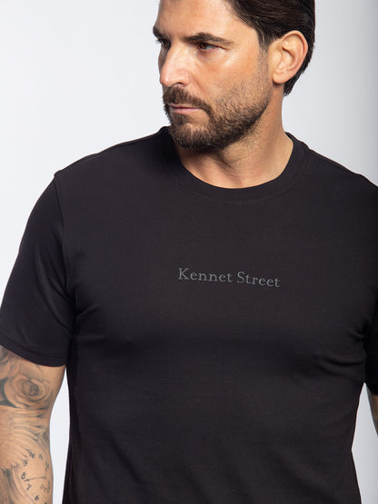 T-shirt in cotone con mini logo
