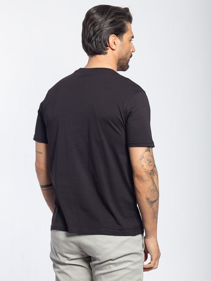 T-shirt in cotone con mini logo