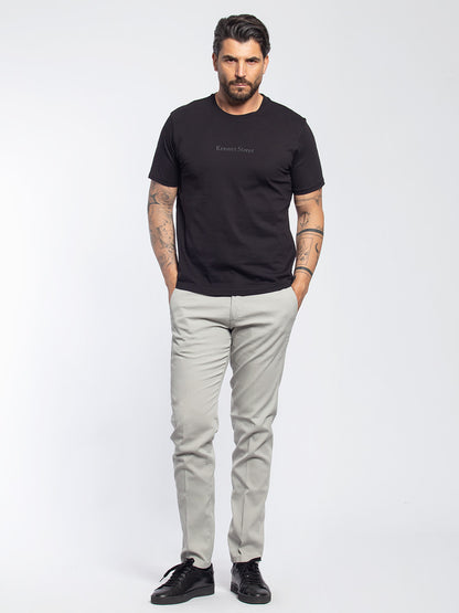 T-shirt in cotone con mini logo