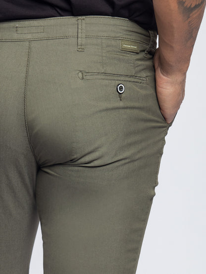 Pantalone in policotone elastico