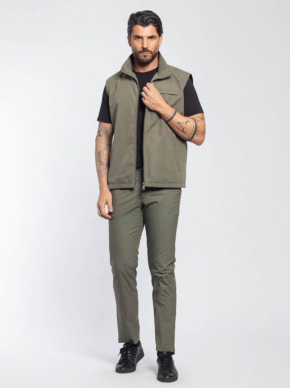 Gilet in mano cotone