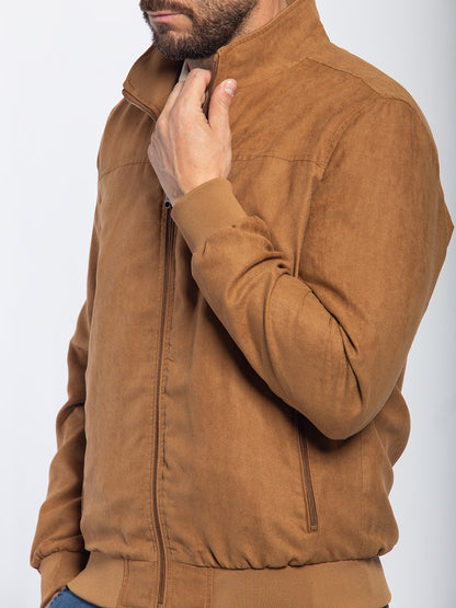 Bomber scamosciato