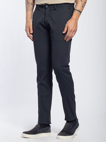 Pantalone in cotone piquet