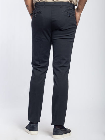 Pantalone in cotone piquet