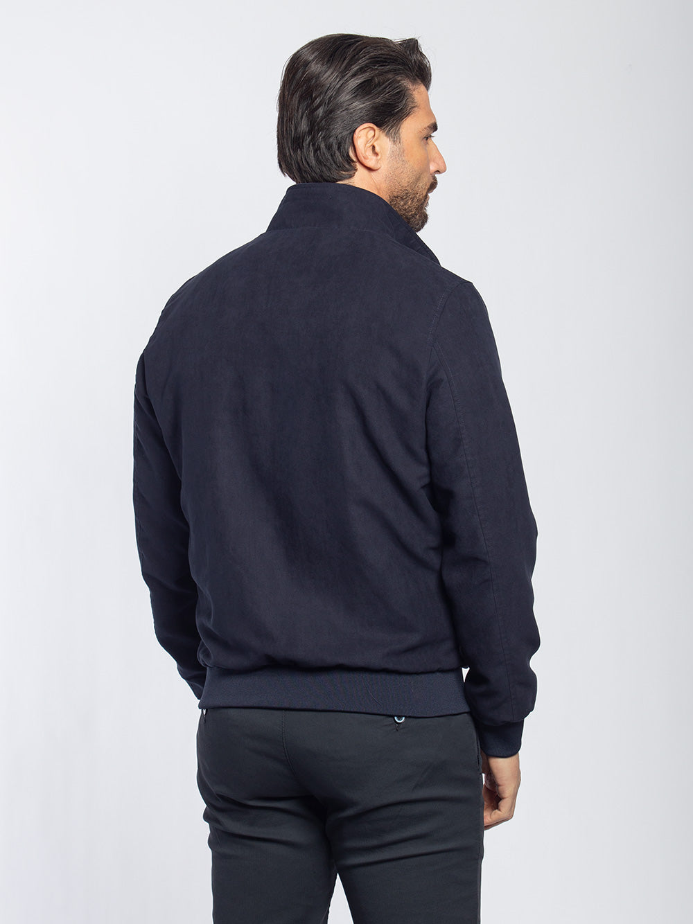 Bomber scamosciato