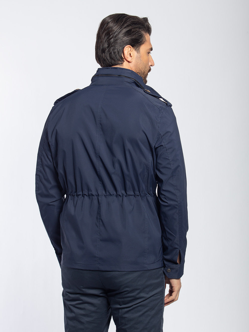 Field jacket in tessuto tecnico