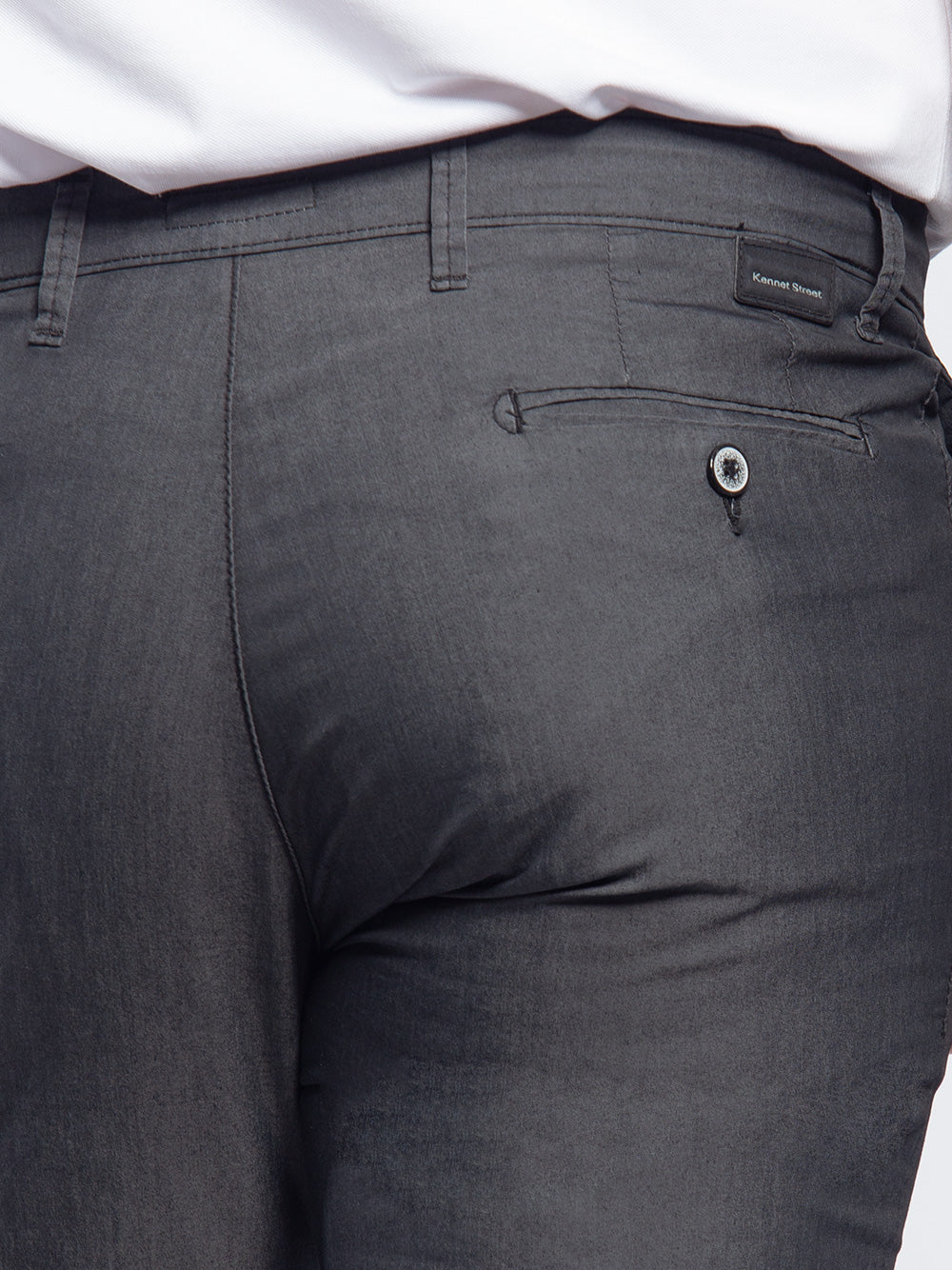 Pantalone in policotone elastico