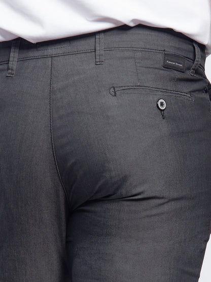Pantalone in policotone elastico