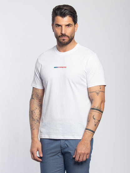 T-shirt in cotone con stampa