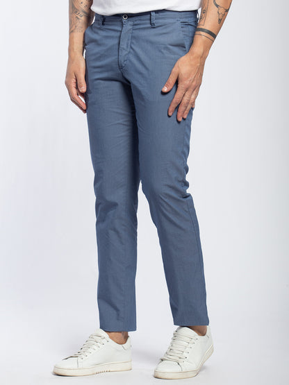 Pantalone in policotone elastico