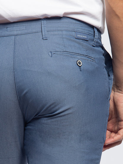 Pantalone in policotone elastico