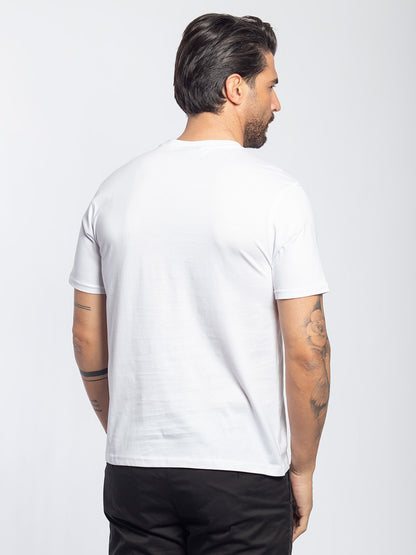 T-shirt in cotone con mini logo