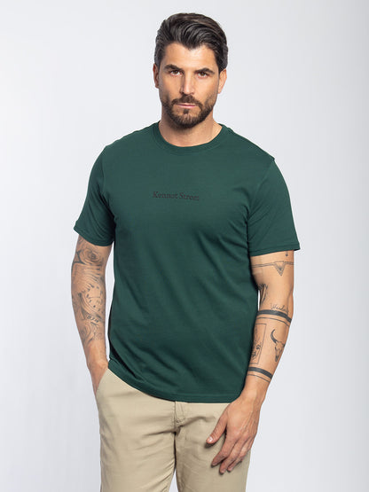 T-shirt in cotone con mini logo