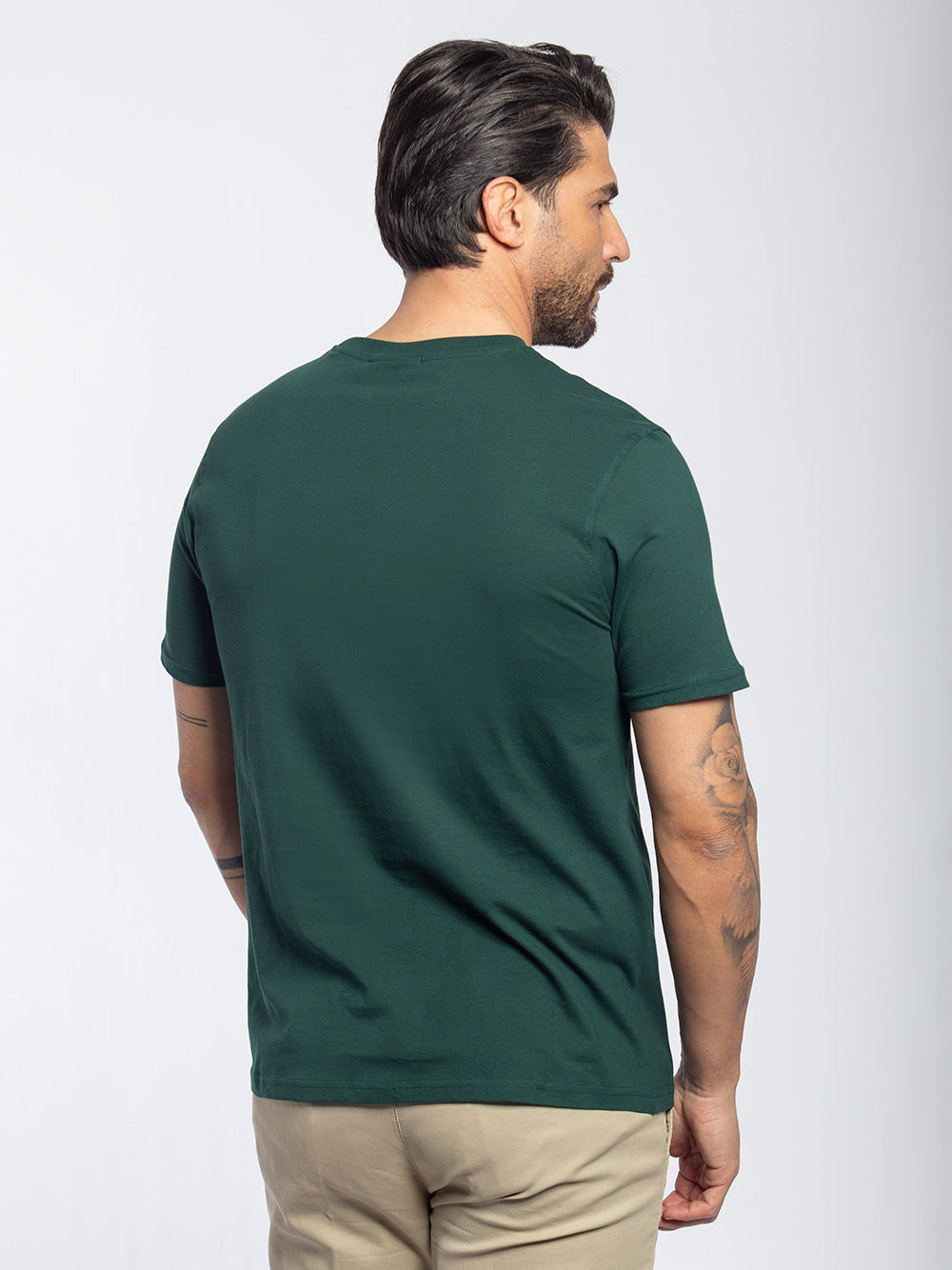 T-shirt in cotone con mini logo