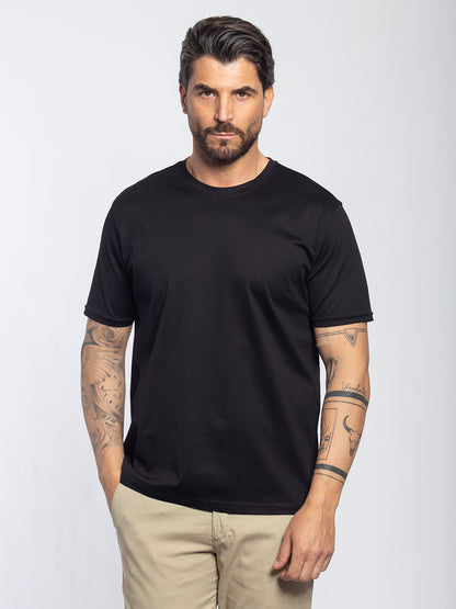 T-shirt in cotone mercerized