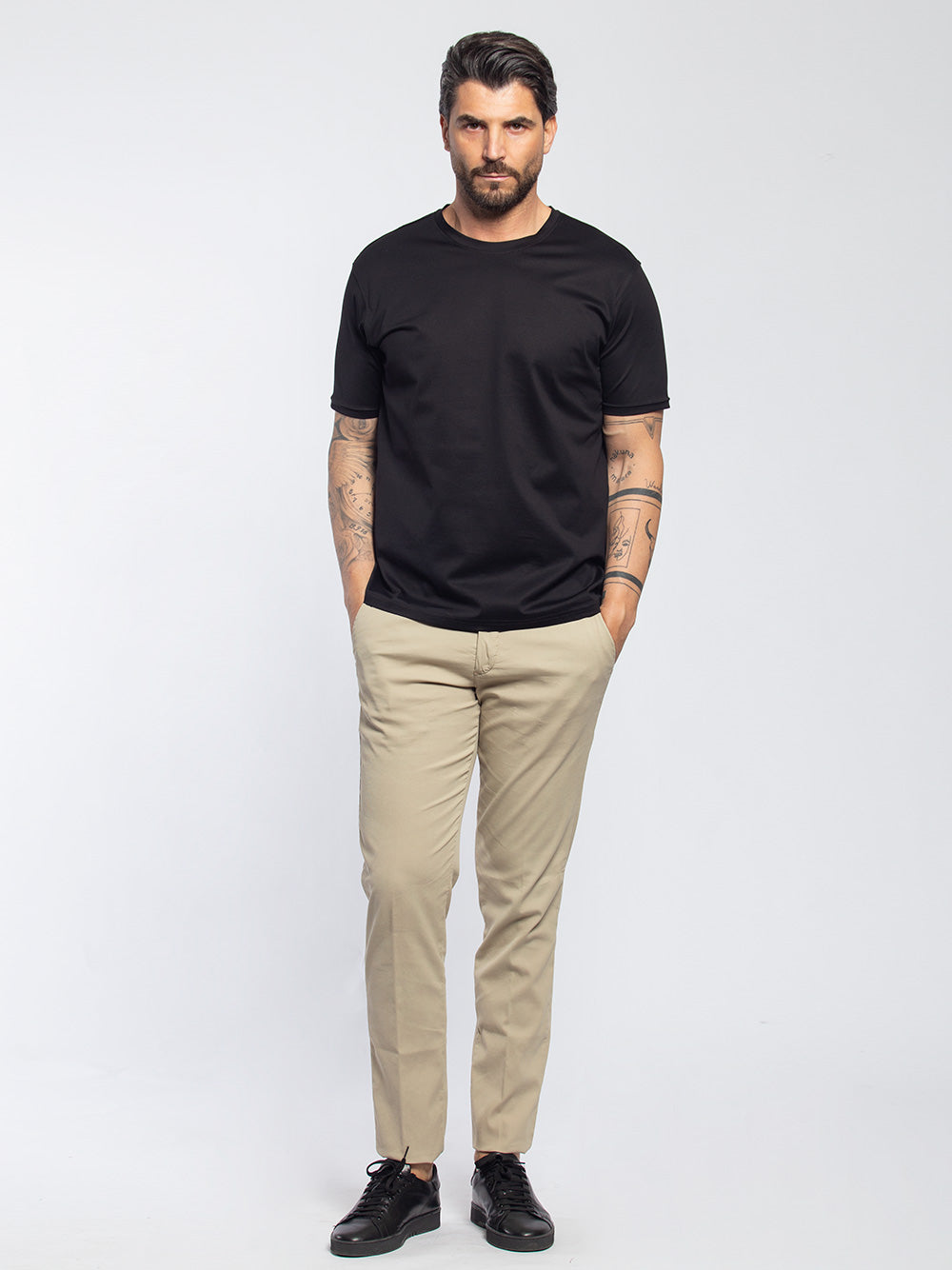 T-shirt in cotone mercerized