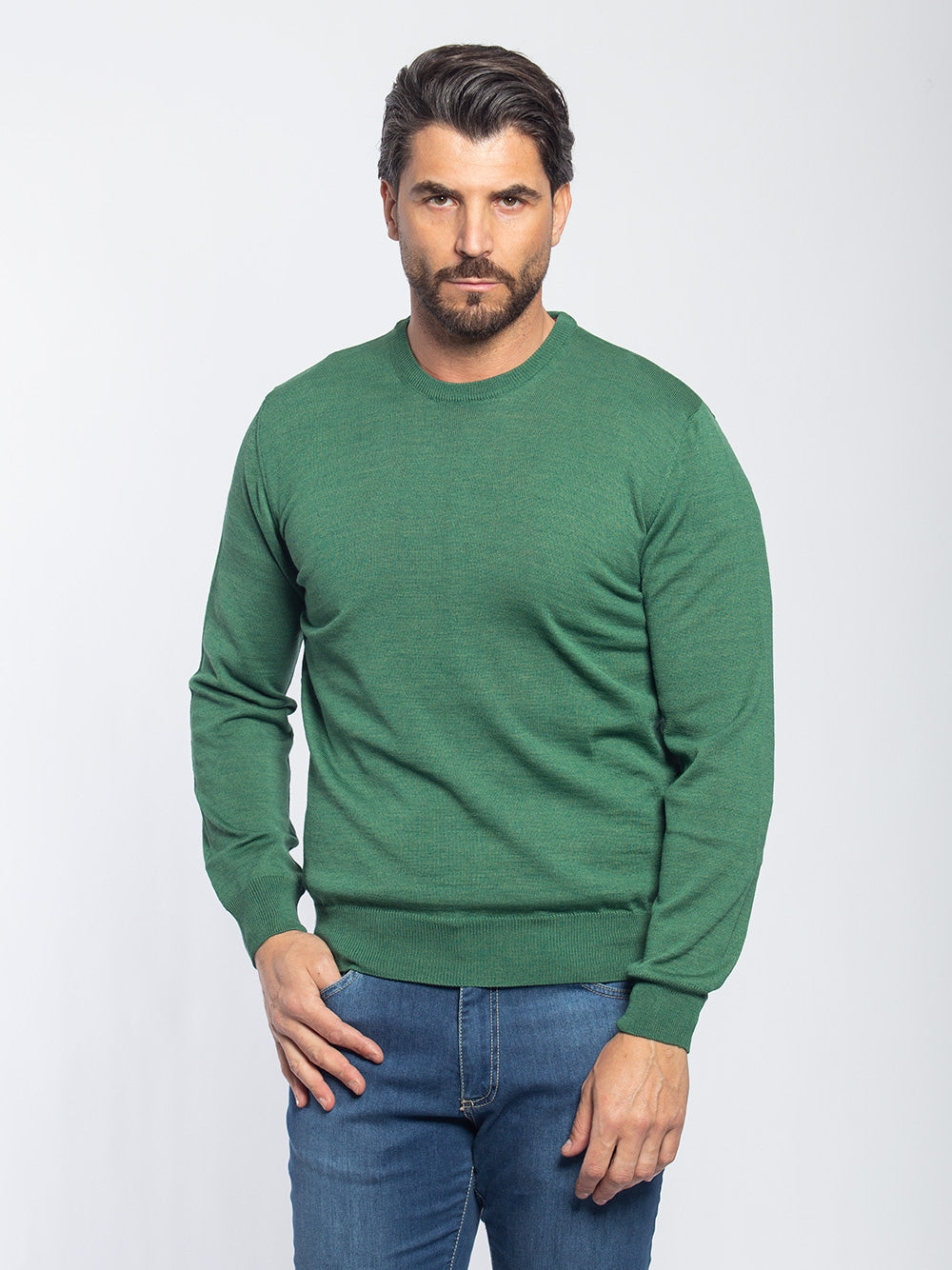 Maglia in merinos primaverile
